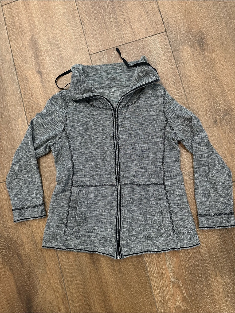 Talbots Heathered Gray Jacket. Size L.